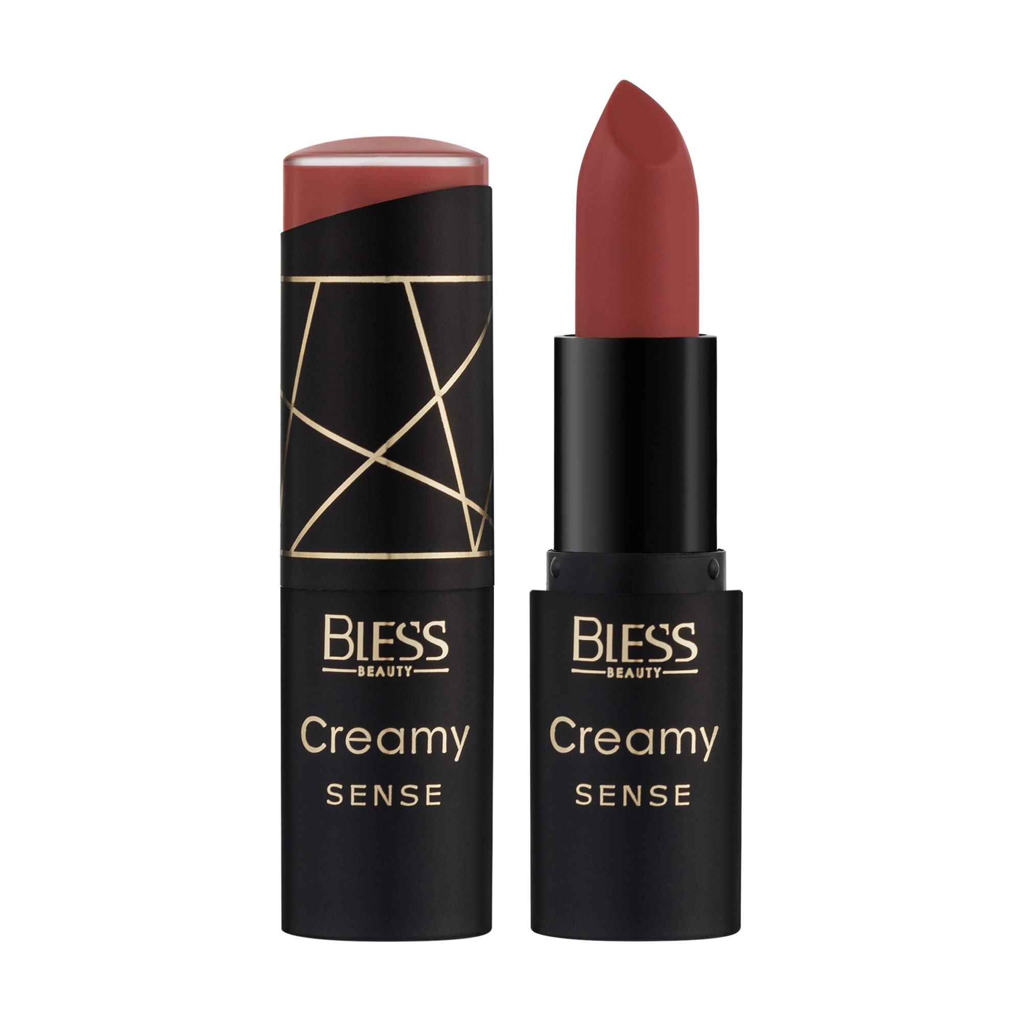 Кремова помада для губ Bless Beauty Creamy Sense 12, 3.6 г
